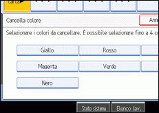 Illustrazione schermata pannello operativo
