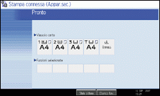 Illustrazione schermata pannello operativo