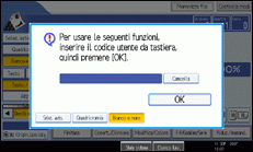 Illustrazione schermata pannello operativo