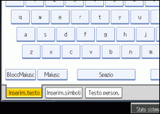 Illustrazione schermata pannello operativo