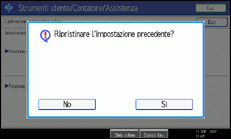 Illustrazione schermata pannello operativo