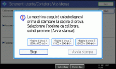 Illustrazione schermata pannello operativo