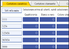 Illustrazione schermata pannello di controllo