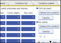Illustrazione schermata pannello di controllo