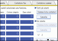 Illustrazione schermata pannello di controllo