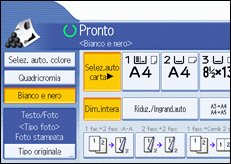 Illustrazione schermata pannello di controllo