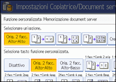 Illustrazione schermata pannello di controllo