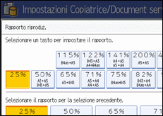 Illustrazione schermata pannello di controllo