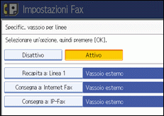 Illustrazione schermata pannello di controllo