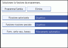 Illustrazione schermata pannello di controllo