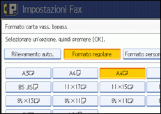 Illustrazione schermata pannello di controllo