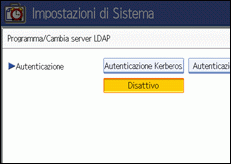 Illustrazione schermata pannello di controllo