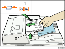 Illustration av ADF-enheten