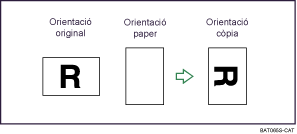 Il·lustració de rotació de còpia
