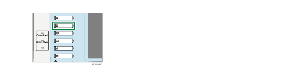 Il·lustració de la tecla del Document Server