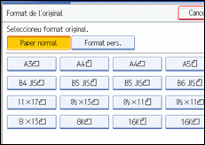 Il·lustració de la pantalla del panell d'operacions