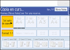 Il·lustració de la pantalla del panell d'operacions