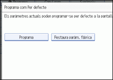 Il·lustració de la pantalla del panell d'operacions