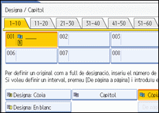 Il·lustració de la pantalla del panell d'operacions
