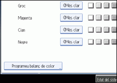 Il·lustració de la pantalla del panell d'operacions
