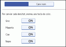 Il·lustració de la pantalla del panell d'operacions