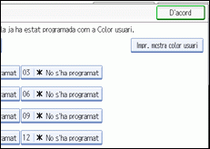 Il·lustració de la pantalla del panell d'operacions