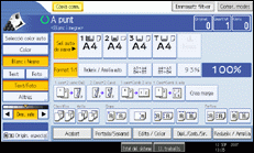 Il·lustració de la pantalla del panell d'operacions