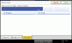 Il·lustració de pantalla del panell d'operacions
