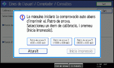 Il·lustració de la pantalla del panell d'operacions