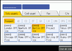 il·lustració de la pantalla del panell de control