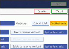 Il·lustració de la pantalla del panell de control