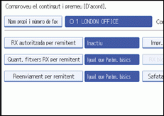 Il·lustració de la pantalla del panell de control