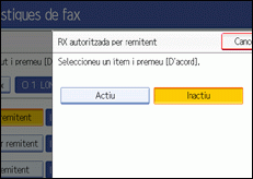 Il·lustració de la pantalla del panell de control