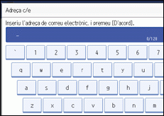Il·lustració de la pantalla del panell de control