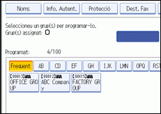 Il·lustració de la pantalla del panell de control