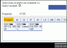 Il·lustració de la pantalla del panell de control