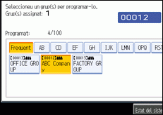 Il·lustració de la pantalla del panell de control