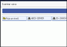 Il·lustració de la pantalla del panell de control