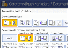 Il·lustració de la pantalla del panell de control