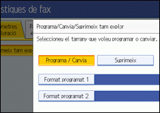 Il·lustració de la pantalla del panell de control