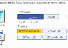 Il·lustració de la pantalla del panell de control