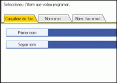 Il·lustració de la pantalla del panell de control
