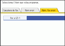 Il·lustració de la pantalla del panell de control
