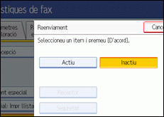 Il·lustració de la pantalla del panell de control