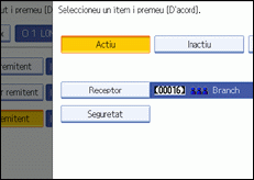 Il·lustració de la pantalla del panell de control