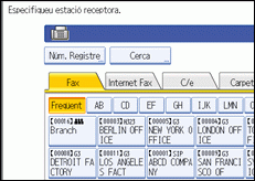 Il·lustració de la pantalla del panell de control