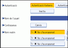Il·lustració de la pantalla del panell de control
