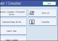 Il·lustració de la pantalla del panell de control