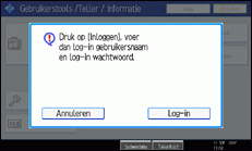 Schermafbeelding Bedieningspaneel