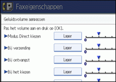Schermafbeelding Bedieningspaneel